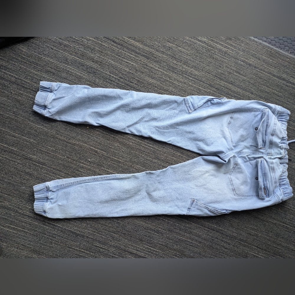 π4/20$ Light Blue Cargo Pants Small 28 - Picture 2 of 5